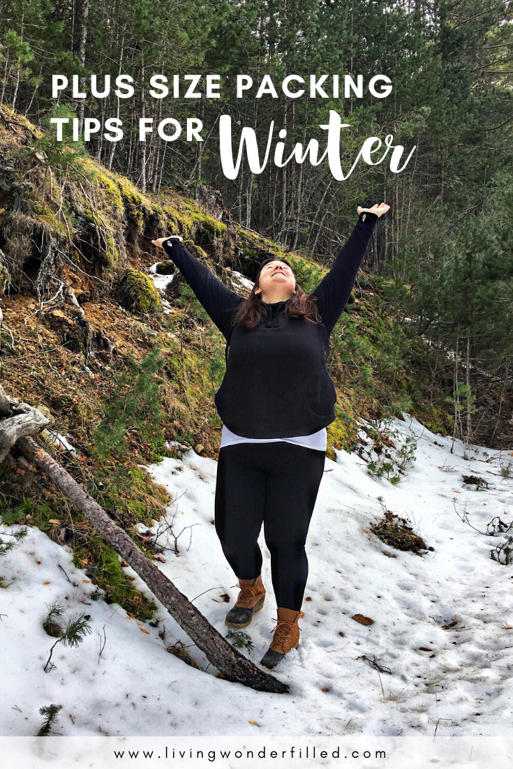 Plus Size Packing Tips: Winter Edition - Living Wonderfilled